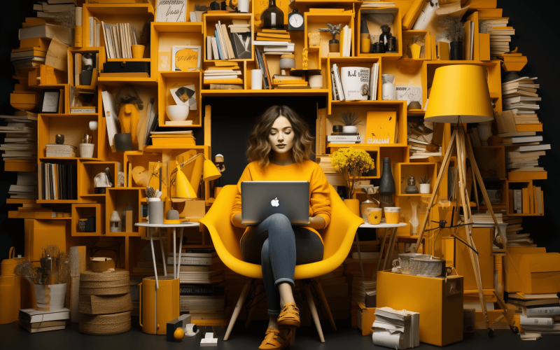 creativindie_creative_thinking_literary_writer_in_a_library_or__382ef26f-5182-4d61-ab9f-caace81b05f9