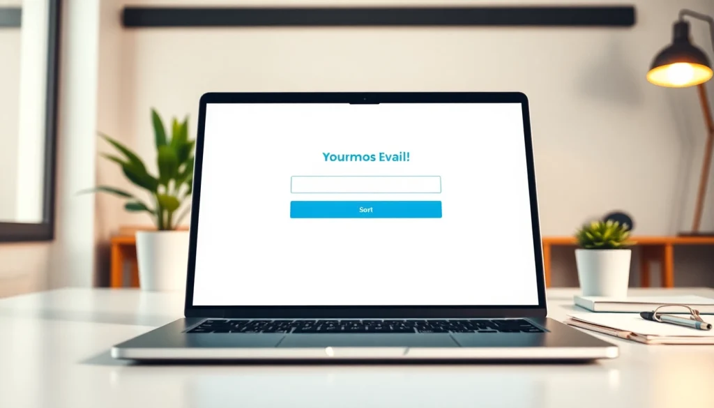 Generate a new temp email with ease using this user-friendly interface design.
